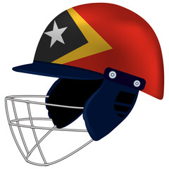 East Timor Cricket Helmet - National Flag Sports Gear