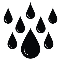 drop of water silhouette