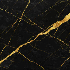 Luxury black marble texture with radiant gold veins, elegant natural stone background perfect for premium wallpapers, branding, packaging, and upscale design projects