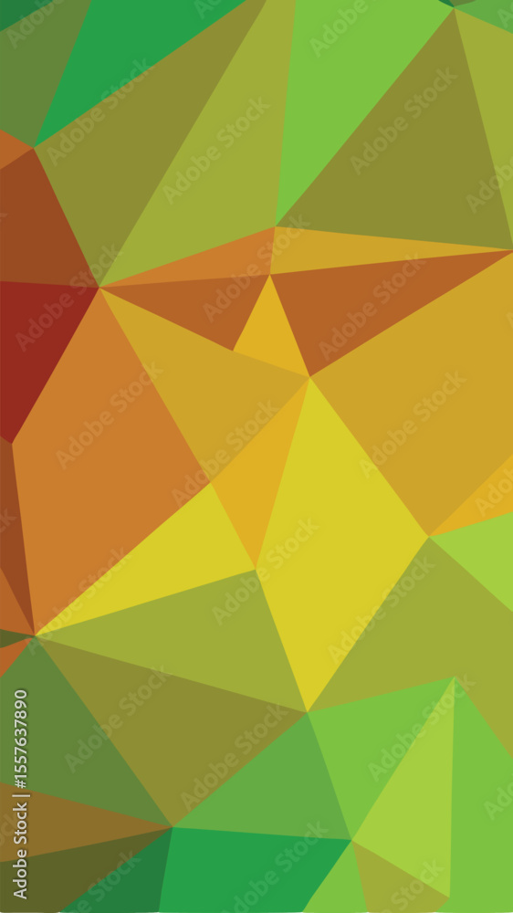 Poster abstract low poly geometric background with gradient colors suitable for design projects
