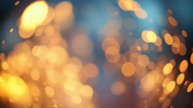 Periwinkle & Gold Grainy Abstract Fairy Dust
