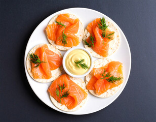 Festive Smoked Salmon: Christmas Appetizer Crackers