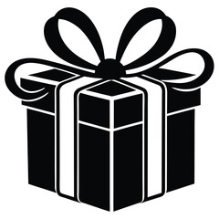 gift box with ribbon vector art