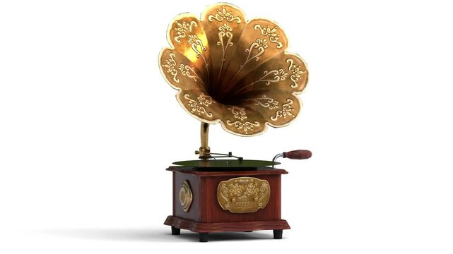 gramophone animation