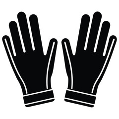 gloves vector art