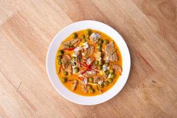 Panaeng pork curry