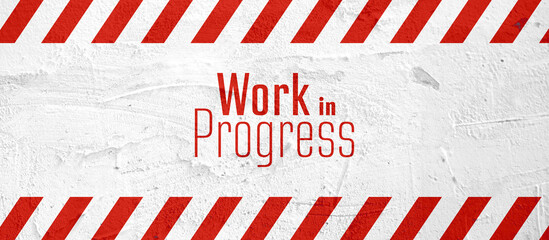 work in progress text	