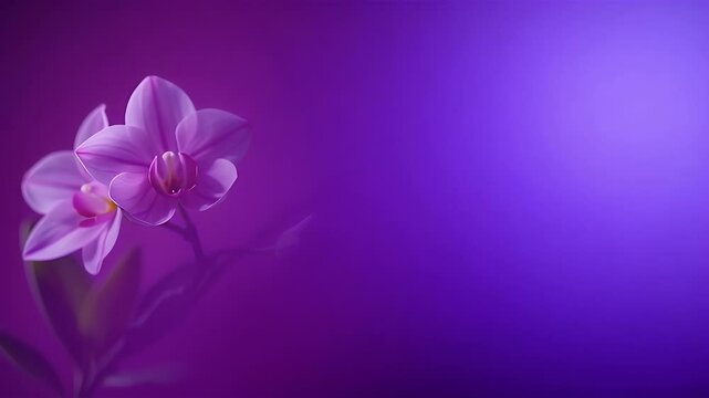  A gradient from deep violet to soft orchid, with a subtle floral pattern, evoking a sense of romance and elegance