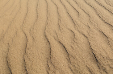 Texture of sand and earth, sand dunes and mountains