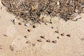 Texture of sand and earth, sand dunes and mountains