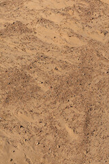 Texture of sand and earth, sand dunes and mountains