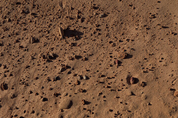 Texture of sand and earth, sand dunes and mountains