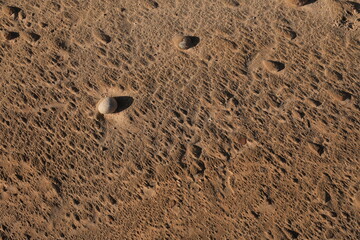 Texture of sand and earth, sand dunes and mountains