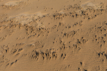 Texture of sand and earth, sand dunes and mountains