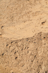 Texture of sand and earth, sand dunes and mountains