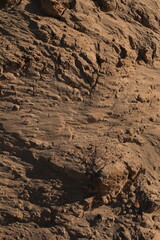Texture of sand and earth, sand dunes and mountains