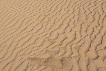 Texture of sand and earth, sand dunes and mountains