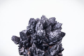 Descloizite. Specimen from Berg Aukas, Namibia. macro photography detail texture background. close-up mineral crystal unpolished semi-precious gemstone

