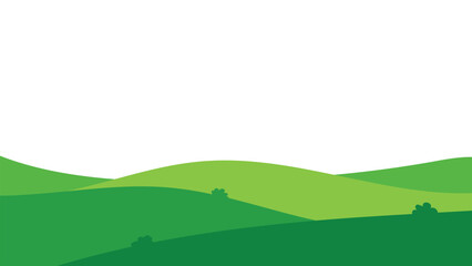Green Hills Vector Background. Transparent Sky for Digital Art and Design Use, PNG © Quede Stock