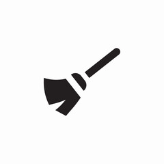 broom stick icon sign vector