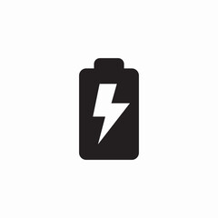 full charging battery icon sign vector