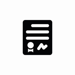 contract sign icon sign vector