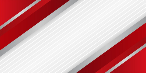 abstract gradient papercut background (red-white-grey)