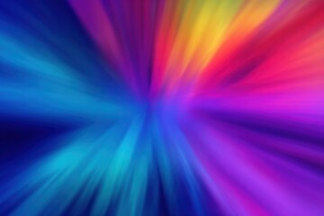 Defocused background with colorful rays