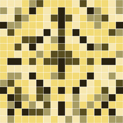 Colorful Checkered Mosaic Tile Seamless Background Design