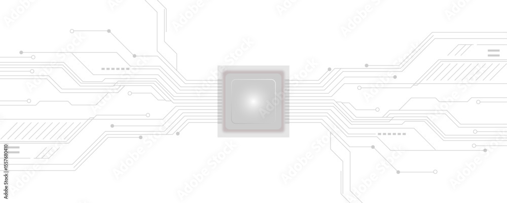 Poster abstract modern technology futuristic circuit board background. electronic motherboard with a networ