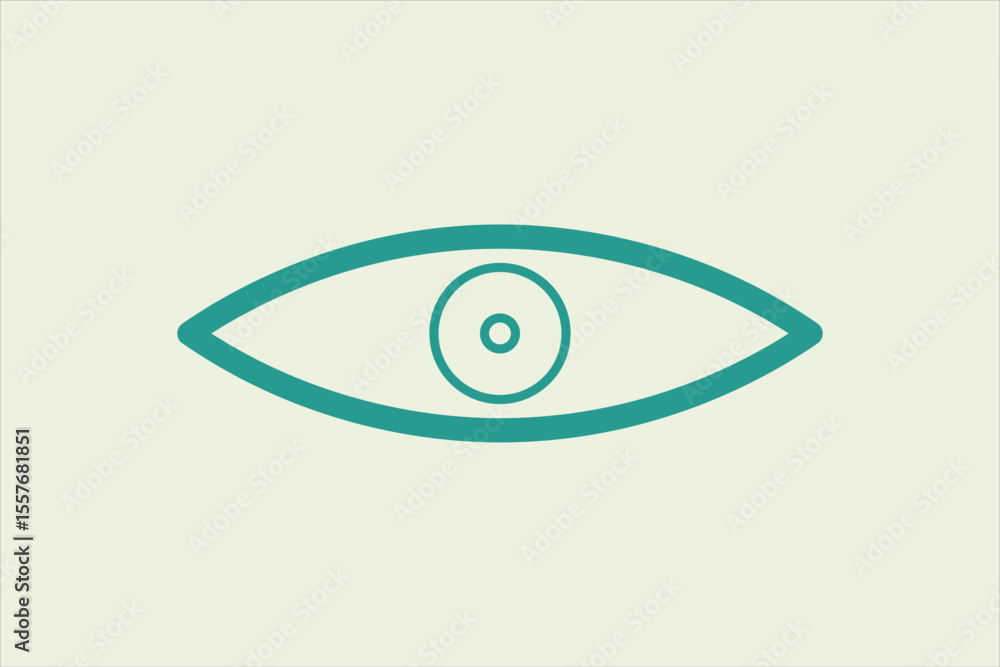 Poster eye icon. icon related to ui elements. suitable for web site, app, user interfaces,element, printabl