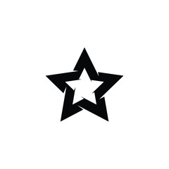stylish black star
