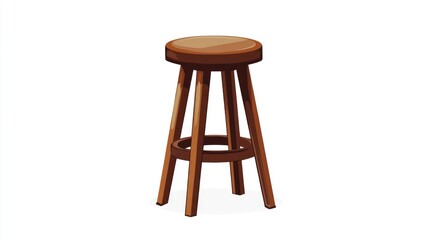 Bar stool icon symbol on white background