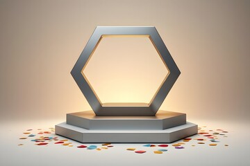 A stunning 3D render of a golden light bulb illuminates a black background, symbolizing innovative technology and creative design for business