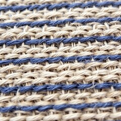 Close-up of a knitted item. Yarn pattern