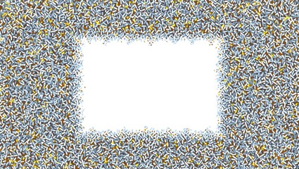 Abstract Noise Texture with White Empty Space for Design