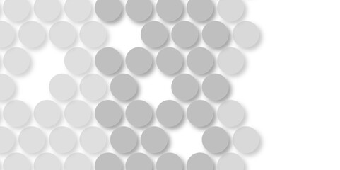 Grey tiles wall. round marble textures, ball tiles. Air Bubble wrap texture background. Top view pavement circle block white texture with seamless patterns floor background. Textured Background.