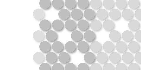 Grey tiles wall. round marble textures, ball tiles. Air Bubble wrap texture background. Top view pavement circle block white texture with seamless patterns floor background. Textured Background.