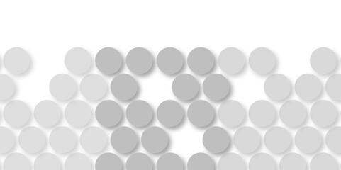 Grey tiles wall. round marble textures, ball tiles. Air Bubble wrap texture background. Top view pavement circle block white texture with seamless patterns floor background. Textured Background.