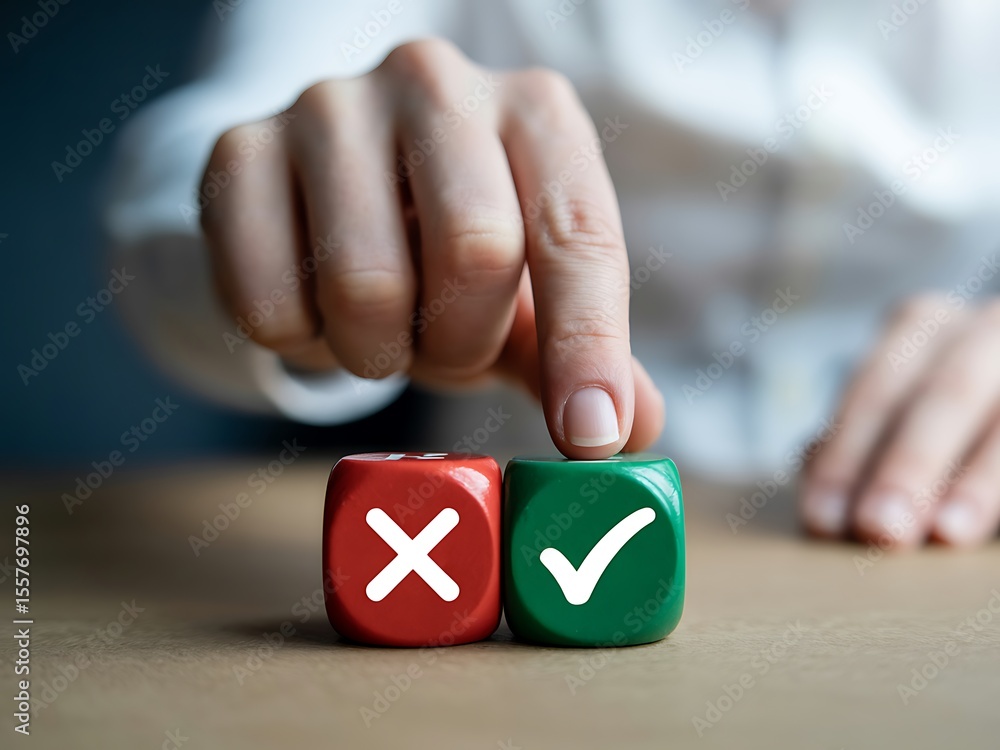 Poster making crucial decisions a guide to choosing between right and wrong, success and failure, and yes a