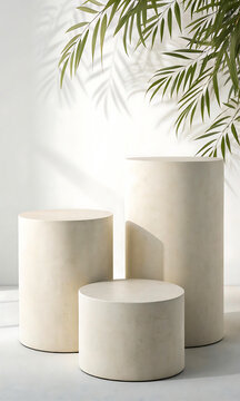 Modern White Podium&ndash; Minimalist Display Stands for Events, Decor & Exhibitions. podium, stand, display, pedestal, plinth, column