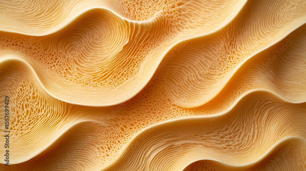 Poster abstract artistic wave formation of organic textures displaying unique patterns and structures in wa