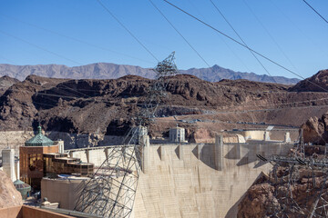 overlook of hoover dam
