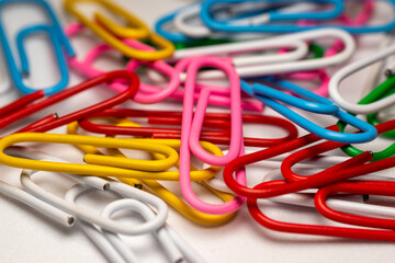Colored paperclip