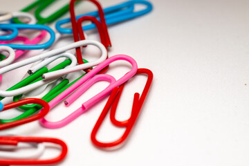 Colored paperclip