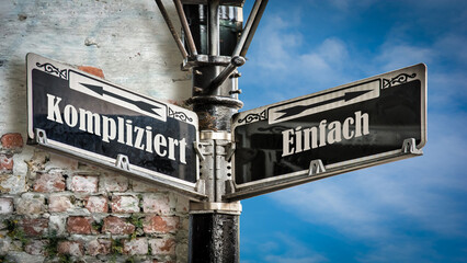 Signposts the direct way to Simple versus Complicated