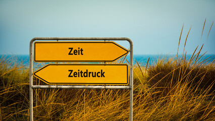 Signposts the direct way to time versus time pressure