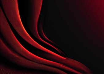 Abstract Red And Black Wavy Texture Background