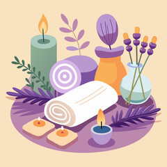 birthday cake and candles