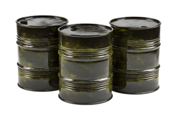 Three barrels of oil.